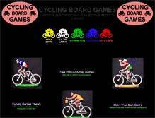 Tablet Screenshot of cyclingboardgames.net